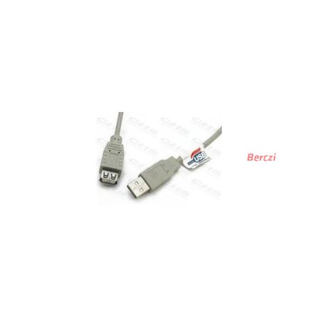 WIRETEK kábel USB Hosszabbító A-A, 1,8m, Male/Female