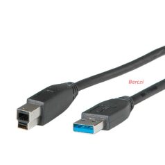 ROLINE kábel USB 3.0 A-B Összekötő 1.8m