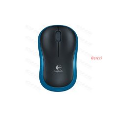 LOGITECH Egér - M185 Vezeték Nélküli Optikai Nano, Kék