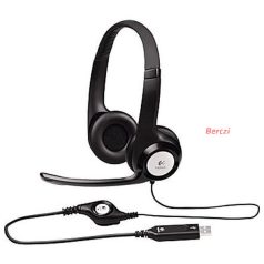 LOGITECH Fejhallgató 2.0 - H390 USB Mikrofonos, Fekete