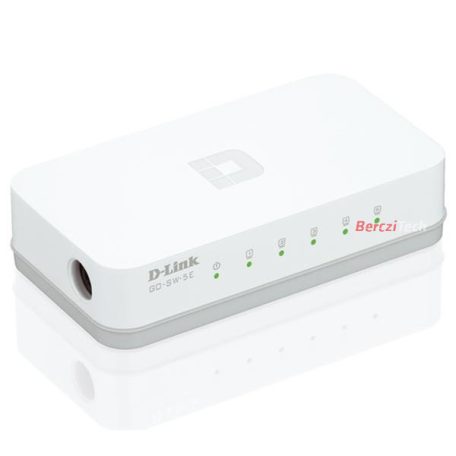 D-LINK Switch 5x100Mbps Műanyagházas Asztali, GO-SW-5E/E