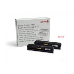   XEROX Phaser® 3020 / WorkCentre® 3025 Dual Pack 1.5K Print Cartridge