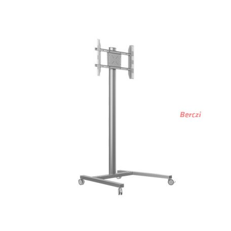 MULTIBRACKETS Gurulós padlóállvány, M Display Stand 180 Single Silver (32-65", max.VESA: 700x400 mm, 50 kg)