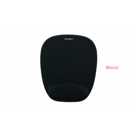 KENSINGTON Egérpad csuklótámasszal (Foam Mousepad with Integral Wrist Rest, Black)
