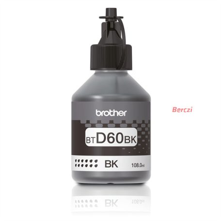 BROTHER Tintapatron BTD60BK, 6500 oldal, Fekete