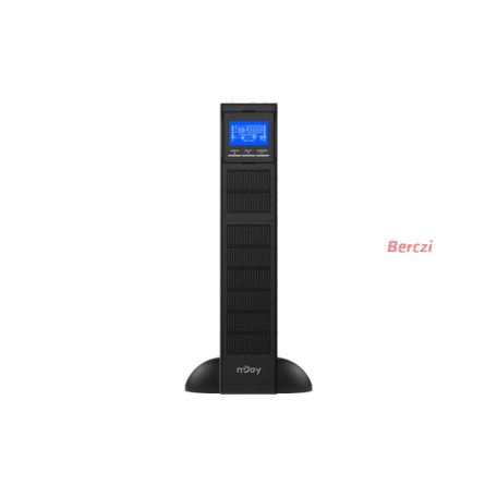 NJOY Szünetmentes Balder 3000, 3000VA, 2700W, Online rack (2U), LCD display