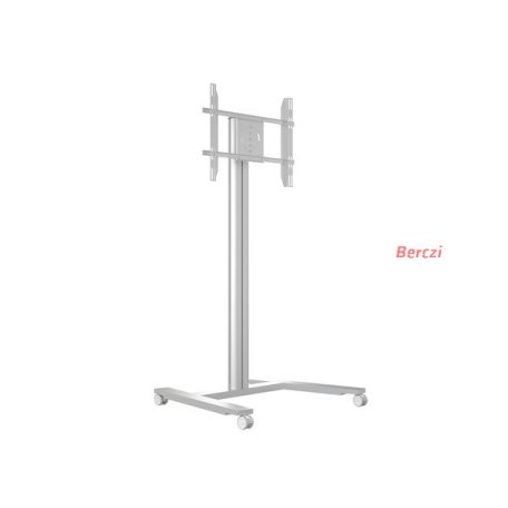 MULTIBRACKETS Gurulós padlóállvány, M Public Display Stand 180 HD Single Silver (55-80", max.VESA: 800x500 mm, 60 kg)