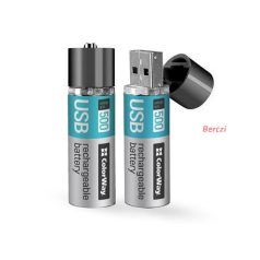   COLORWAY AA újratölthető elem, CW-UBAA-02 Rechargeable Battery USB 1200 mAh 1.5V (2pcs.)