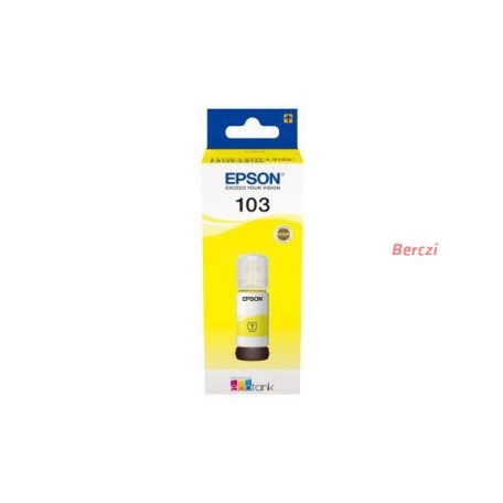 EPSON Tintapatron 103 EcoTank Yellow ink bottle