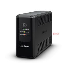   CYBERPOWER UPS UT850EG (3 aljzat) 850VA 425W, 230V szünetmentes tápegység, AVR, LINE-INTERAKTÍV