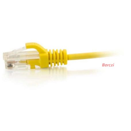 LEGRAND patch kábel RJ45-RJ45 Cat6A árnyékolt (S/FTP) LSZH (LSOH) 1 méter sárga d: 5,2mm AWG28 LCS3