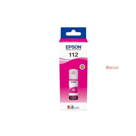 EPSON Tintapatron 112 EcoTank Pigment Magenta ink bottle