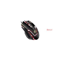   APEDRA Vezetékes egér optikai, gaming A9, 3200dpi, USB, Fekete
