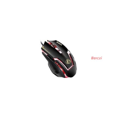 APEDRA Vezetékes egér optikai, gaming A9, 3200dpi, USB, Fekete