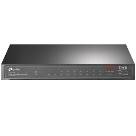 TP-LINK Switch 9x1000Mbps (8xPOE+) + 1xGigabit SFP, TL-SG1210P
