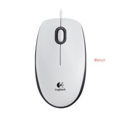 LOGITECH Egér - M100 Vezetékes Optikai, Fehér