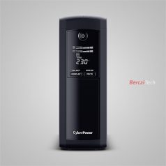   CYBERPOWER UPS, VP1600EILCD, 8x C13, 1600VA 960W 230V szünetmentes tápegység + USB LINE-INTERACTIVE