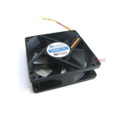 CHIEFTEC Rendszerhűtő Ventilátor, 8cm, Fekete