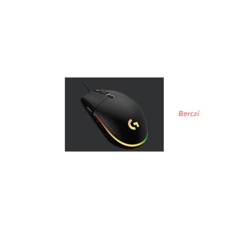 LOGITECH Egér - G102 Lightsync Vezetékes Gaming, Fekete