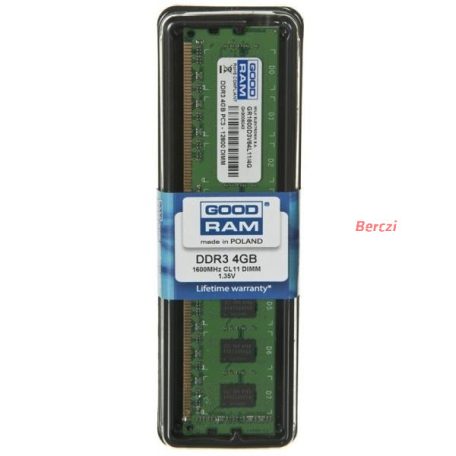 GOODRAM Memória DDR3 8GB 1600MHz CL11 1,35V DIMM