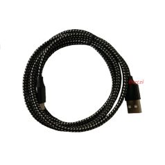  BLACKBIRD Type-C USB Adatkábel 1m, Fekete 2A (Extra erős anyagból)