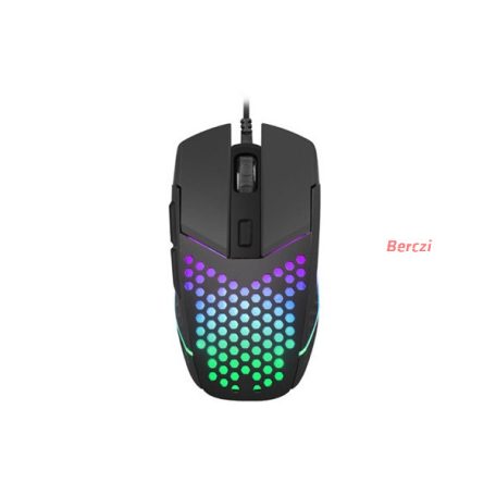 FURY Vezetékes egér BATTLER Gaming Optikai, 6400DPI, RGB