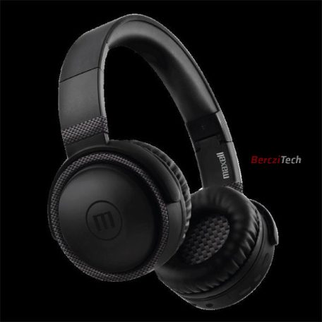 MAXELL Fejhallgató, BT-B52, headset, integrált mikrofon, Bluetooth & 3.5mm Jack, Fekete