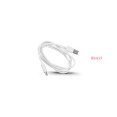 BLACKBIRD Type-C USB Adatkábel 1m, Fehér (Gyári kivitel)