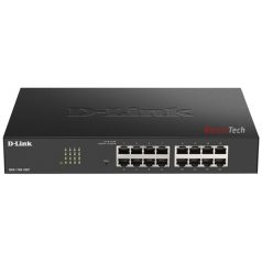   D-LINK Switch 16x1000Mbps Fémházas Asztali Menedzselhető, DGS-1100-16V2/E
