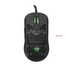 WHITE SHARK GM-5007B GALAHAD gamer egér, fekete, 6400 dpi