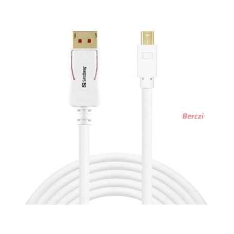 SANDBERG DisplayPort kábel, DP-MiniDP 1.4 8K60Hz 2m