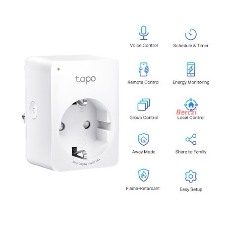 TP-LINK Okos Dugalj Wi-Fi-s Fogyasztás mérővel, TAPO P110