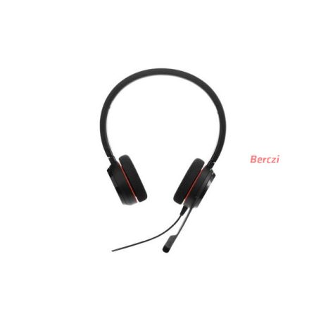 JABRA Fejhallgató - Evolve 20 MS Teams Stereo HD Vezetékes, Mikrofon