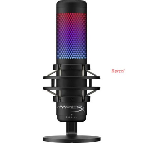 HP HYPERX vezetékes mikrofon QuadCast S RGB - fekete