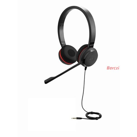 JABRA Fejhallgató - Evolve 30 II HS Stereo Vezetékes, Mikrofon