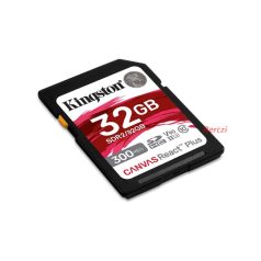  KINGSTON Memóriakártya SDXC 32GB Canvas React Plus UHS-II 300R/260W U3 V90