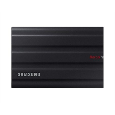 SAMSUNG Hordozható SSD T7 Shield, USB 3.2 Gen.2 (10Gbps), 1TB, Fekete