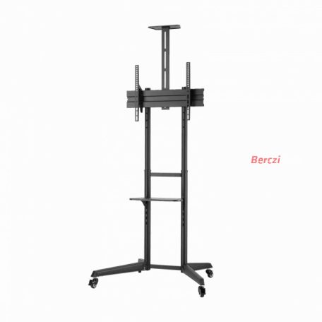 SBOX FS-401 Gurulós konzol, konferencia állvány, 32"-55", 600x400, max 50 kg