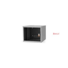   LEGRAND fali rack szekrény, 19'' 12U SZÉL: 600 MÉLY: 450 MAG: 626 szürke egyrészes, üvegajtós készre szerelt MAX: 65 kg