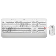   LOGITECH Billentyűzet + egér - MK650 Vezeték Nélküli Combo Piszkosfehér, HUN
