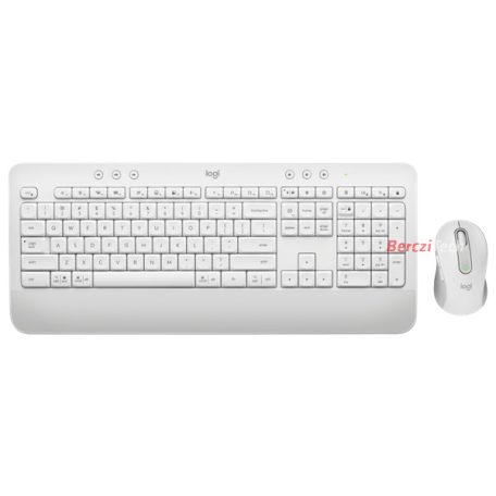 LOGITECH Billentyűzet + egér - MK650 Vezeték Nélküli Combo Piszkosfehér, HUN