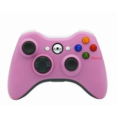   FROGGIEX XBOX 360/PC Kiegészítő Vezeték nélküli kontroller + Vezeték nélküli adapter, Rózsaszín