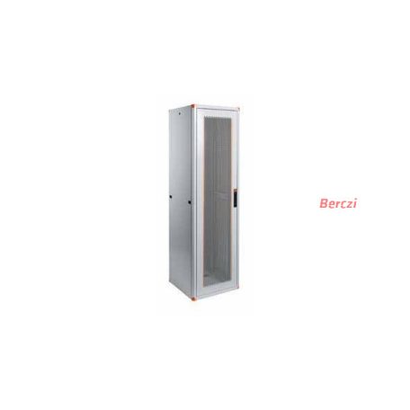 LEGRAND hálózati rack szekrény, 19'' 42U SZÉL: 800 MÉLY: 1000 MAG: 1894 szürke szimpla perforált ajtó elöl és hátul MAX: