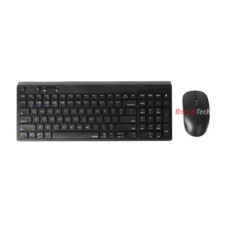 RAPOO 192502, MULTIMODE "8050T" BLUETOOTH + 2,4GHZ BILLENTYŰZET + EGÉR SZETT, FEKETE