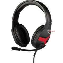   KONIX - MYTHICS Nintendo Switch Fejhallgató Nemesis Vezetékes Gaming Stereo Mikrofon, Fekete