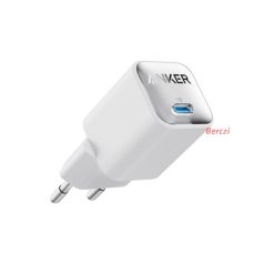   ANKER Hálózati Töltő, 511 Nano, 30W USB-C, EU, fehér -  A2147G21