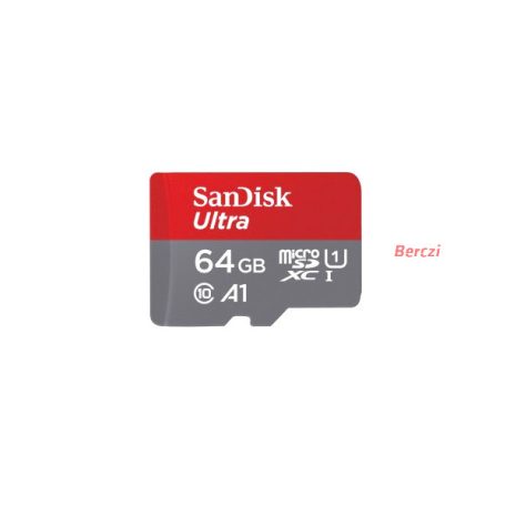 SANDISK 215421, MICROSD ULTRA ANDROID KÁRTYA 64GB, 140MB/s, A1, Class 10, UHS-I