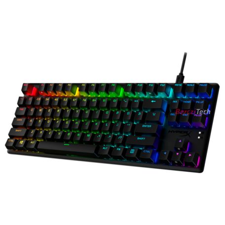 HP HYPERX vezetékes mechanikus gaming billentyűzet Alloy Origins Core PBT piros switch - brit lokalizáció