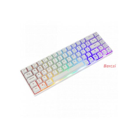WHITE SHARK WS GK-2201W-HU RONIN-W fehér magyar!! membrán gamer billentyűzet