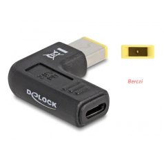   DELOCK Átalakító Laptop töltőkábel USB Type-C female > Lenovo 11.0 x 4.5mm male 90 fokos